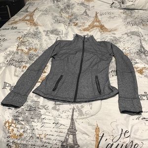 Lululemon Define jacket Luon heathered black size 6